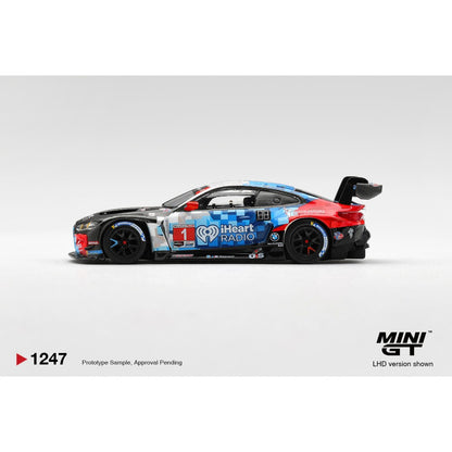 Pre-Order – BMW M4 GT3 EVO No.1 Paul Miller Racing 2025 IMSA Daytona 24 Hrs (LHD) Blister Packaging 1:64 Mini GT Model Car (MGT01247-BL) Stocks Due Mar / Apr 2027