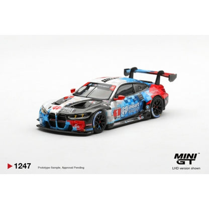 Pre-Order – BMW M4 GT3 EVO No.1 Paul Miller Racing 2025 IMSA Daytona 24 Hrs (LHD) 1:64 Mini GT Model Car (MGT01247-L) Stocks Due Mar / Apr 2027