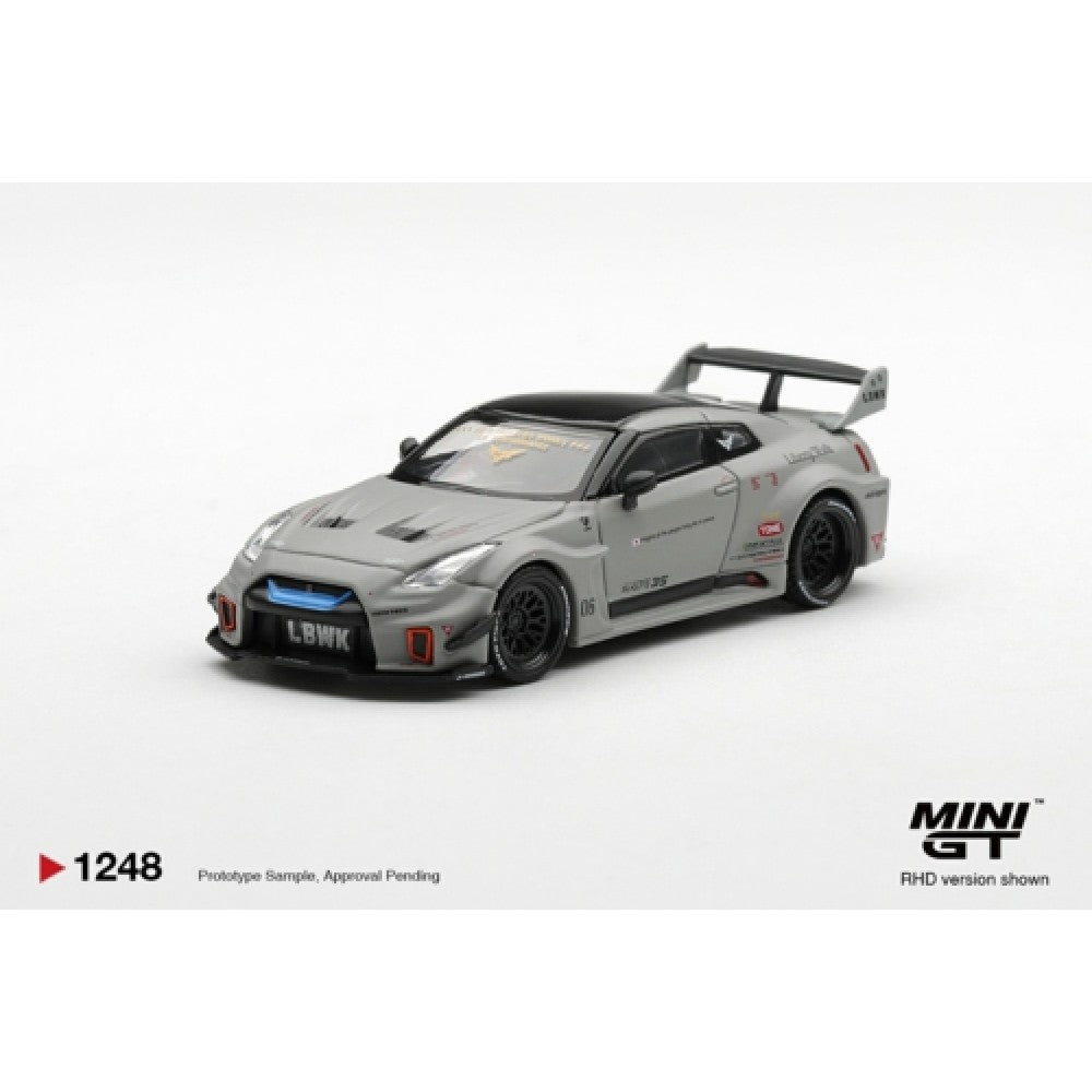 Pre-Order – Nissan LB-Silhouette Works GT 35GT-RR Ver.1 Matt Grey (RHD) 1:64 Mini GT Model Car (MGT01248-R) Stocks Due Mar / Apr 2027