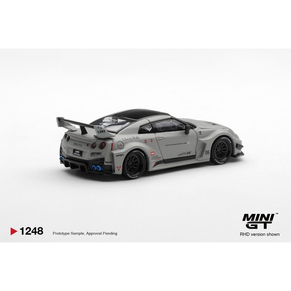 Pre-Order – Nissan LB-Silhouette Works GT 35GT-RR Ver.1 Matt Grey (LHD) 1:64 Mini GT Model Car (MGT01248-L) Stocks Due Mar / Apr 2027