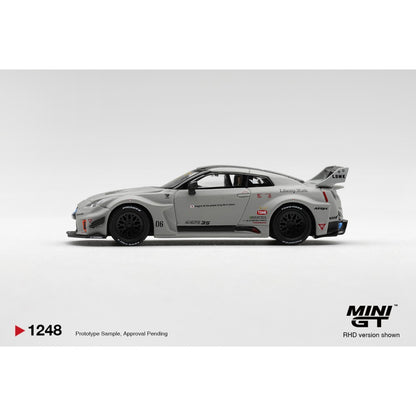 Pre-Order – Nissan LB-Silhouette Works GT 35GT-RR Ver.1 Matt Grey (LHD) 1:64 Mini GT Model Car (MGT01248-L) Stocks Due Mar / Apr 2027