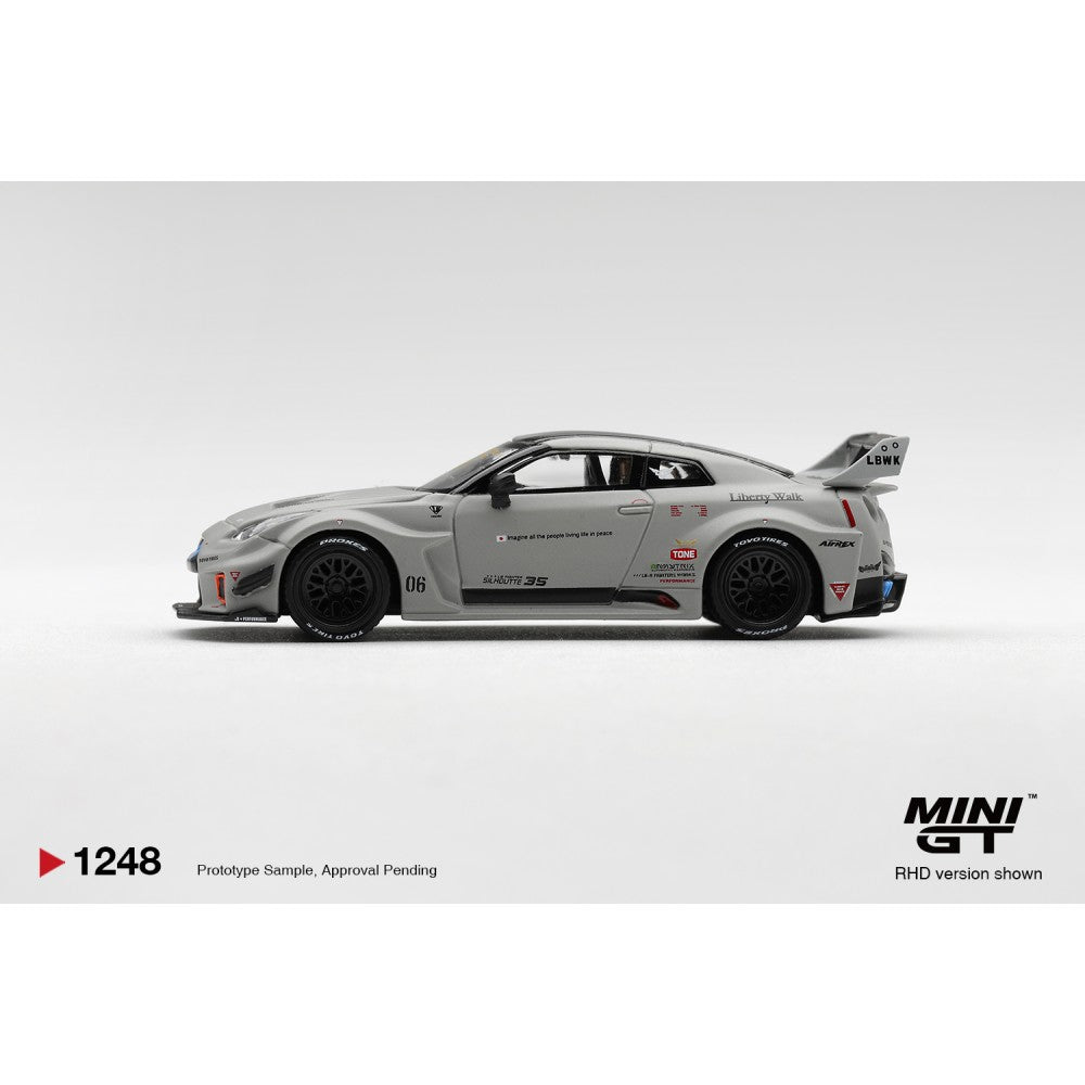 Pre-Order – Nissan LB-Silhouette Works GT 35GT-RR Ver.1 Matt Grey (RHD) 1:64 Mini GT Model Car (MGT01248-R) Stocks Due Mar / Apr 2027