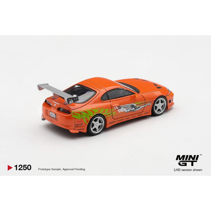 Pre-Order – Toyota Supra Bomex The Fast And Furious Brian O'conner (LHD) Blister Packaging MGT01250-BL Stocks Due Jan / Feb 2027 1:64 Mini GT Diecast Model