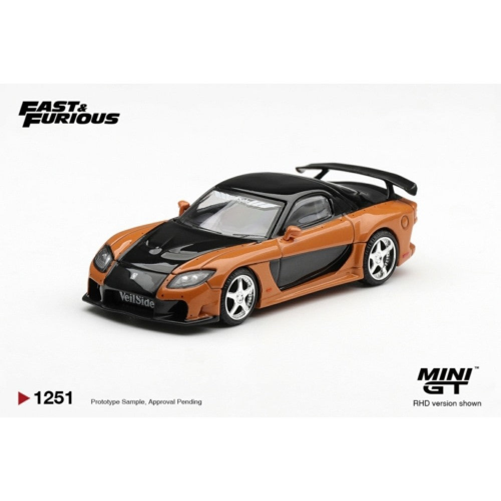 Pre-Order – Mazda RX-7 VeilSide Fortune The Fast And Furious Tokyo Drift Han Seoul-Oh (RHD) Blister Packaging MGT01251-BL Stocks Due Jan / Feb 2027 1:64 Mini GT Diecast Model