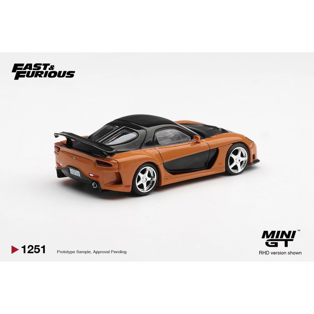 Pre-Order – Mazda RX-7 VeilSide Fortune The Fast And Furious Tokyo Drift Han Seoul-Oh (RHD) Blister Packaging MGT01251-BL Stocks Due Jan / Feb 2027 1:64 Mini GT Diecast Model