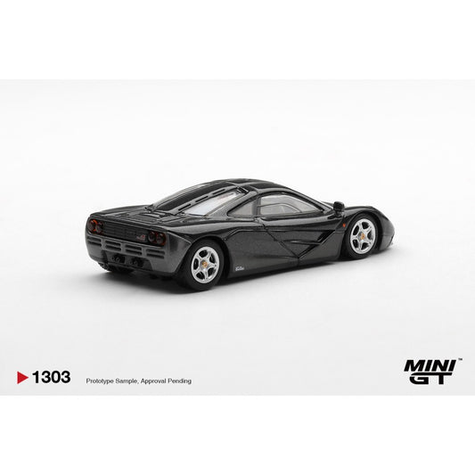 Pre-Order – McLaren F1 Blue Black Metallic (LHD) Blister Packaging MGT01303-BL Stocks Due Mar / Apr 2027 1:64 Mini GT Diecast Model Stocks Due Mar / Apr 2027