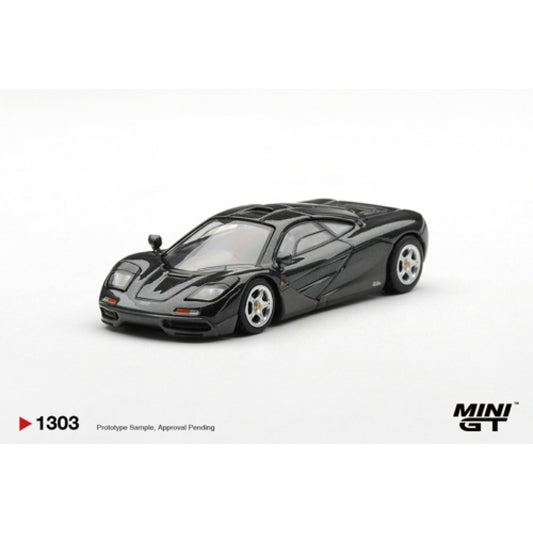 Pre-Order – McLaren F1 Blue Black Metallic (LHD) Blister Packaging MGT01303-BL Stocks Due Mar / Apr 2027 1:64 Mini GT Diecast Model Stocks Due Mar / Apr 2027