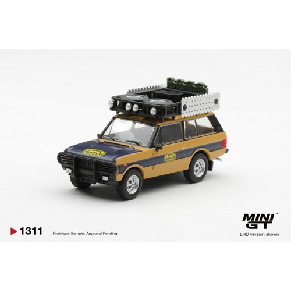 Pre-Order – Range Rover 1981 Camel Trophy Sumatra N.Sudmann And F.Hofmann (LHD) MGT01311-L Stocks Due Jan / Feb 2027 1:64 Mini GT Diecast Model