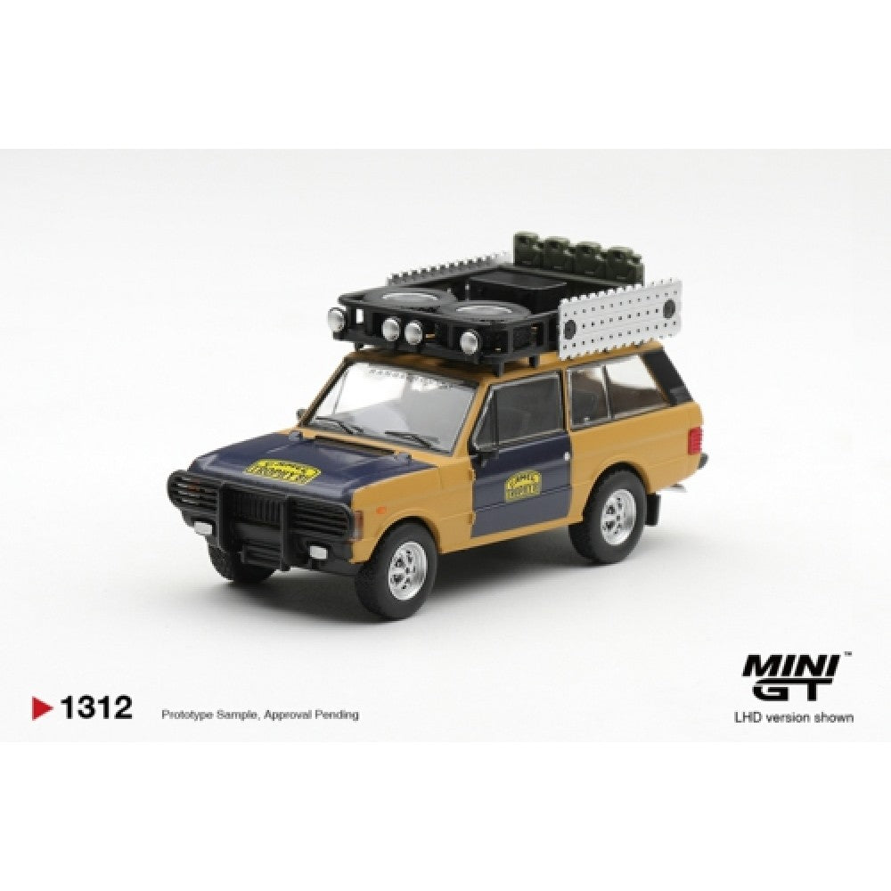 Pre-Order – Range Rover 1981 Camel Trophy Sumatra H.Fischer And W.Bays (LHD) MGT01312-L Stocks Due Jan / Feb 2027 1:64 Mini GT Diecast Model