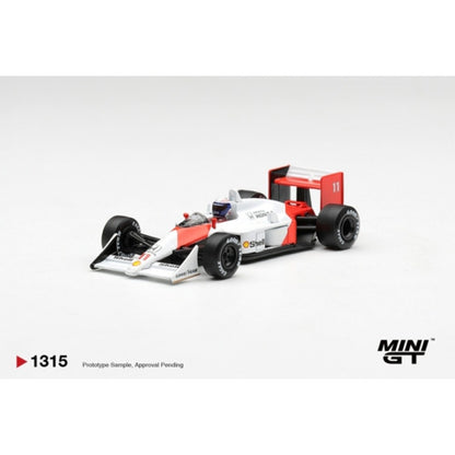 Pre-Order – McLaren MP4/4 No.11 Alain Prost 1988 Canadian Grand Prix 2nd Place Blister Packaging 1:64 Mini GT Model (MGT01315-BL) Stocks Due Mar / Apr 2027