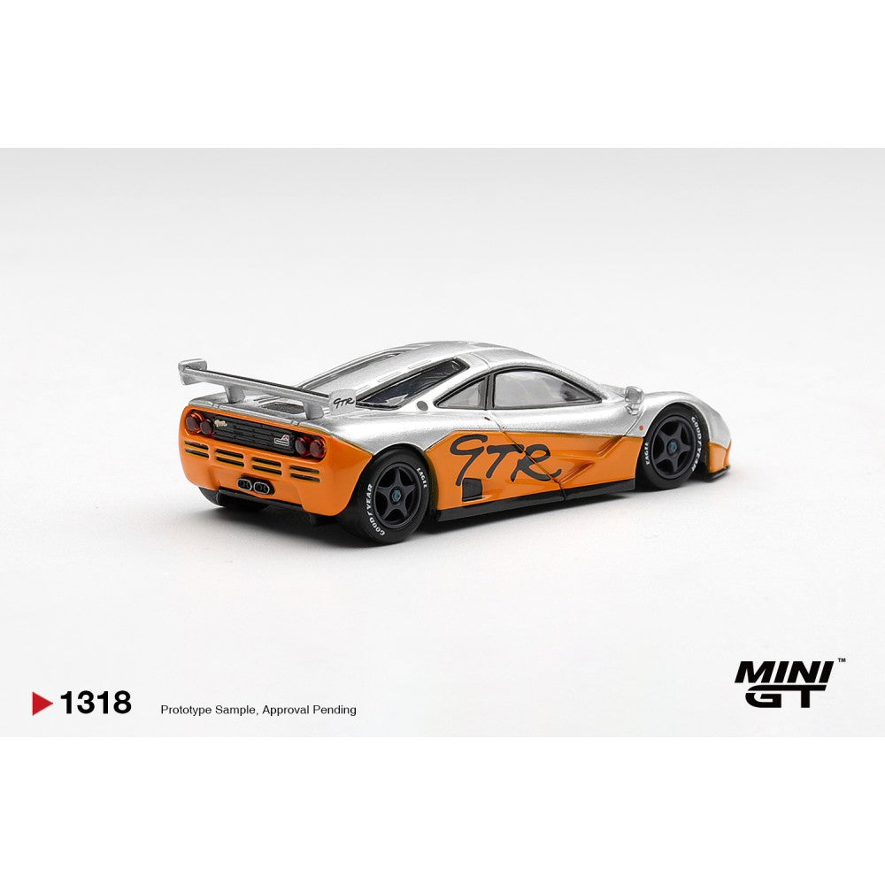 Pre-Order – McLaren F1 GTR 1995 Presentation Blister Packaging 1:64 Mini GT Model (MGT01318-BL) Stocks Due Mar / Apr 2027