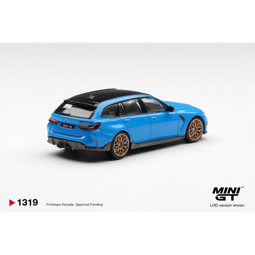 Pre-Order – BMW M3 M Performance Touring Riviera Blue (LHD) 1:64 Mini GT Model (MGT01319-L) Stocks Due Mar / Apr 2027