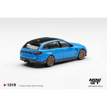 Pre-Order – BMW M3 M Performance Touring Riviera Blue (LHD) 1:64 Mini GT Model (MGT01319-L) Stocks Due Mar / Apr 2027
