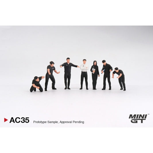 Available to Order from Supplier –  1:64 MINI GT Figurine Nismo Technician Team (Cars Not Included) MGTAC35
