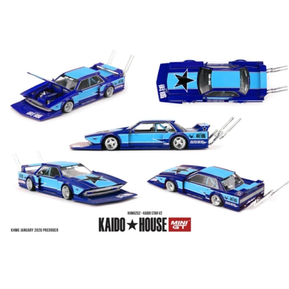 Pre-Order - 1:64 MINI GT Kaido Star V2 MGTKHMG252 Stocks Due Sept / Oct 2026
