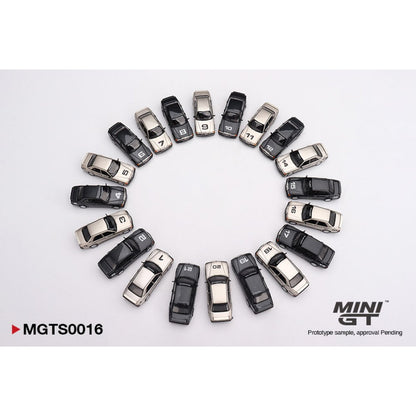 1984 Mercedes-Benz 190E EVO1 Nurburgring Race Of Champions 20 Car Set Limited Edition 5000 MGTS0016 1:64 Mini GT Diecast Model
