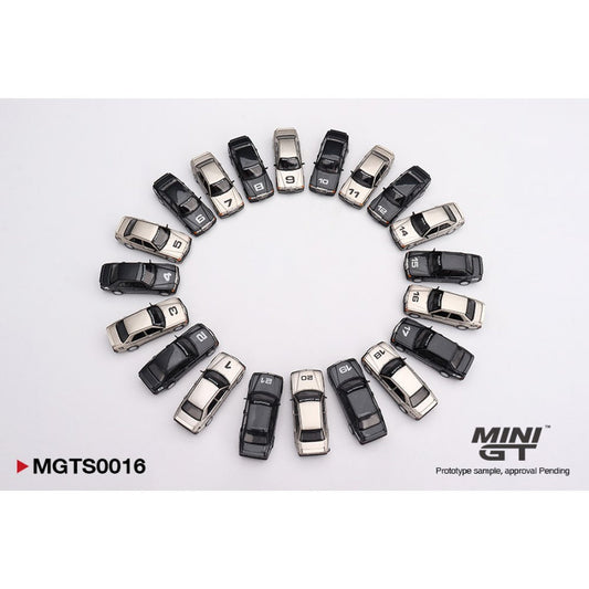 1984 Mercedes-Benz 190E EVO1 Nürburgring Race of Champions 20 Car Set Limited Edition 5000 MGTS0016 1:64 Mini GT Diecast Model