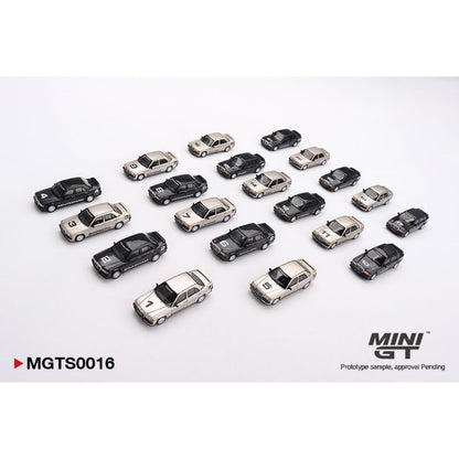1984 Mercedes-Benz 190E EVO1 Nurburgring Race Of Champions 20 Car Set Limited Edition 5000 MGTS0016 1:64 Mini GT Diecast Model