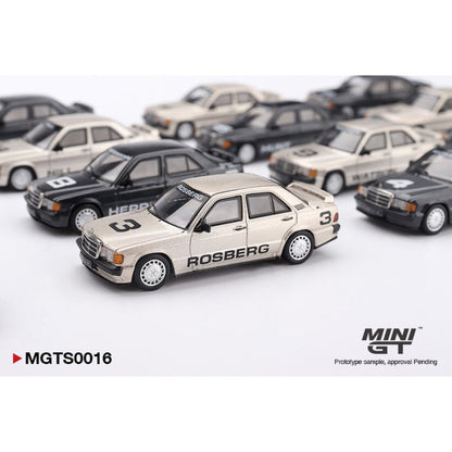 1984 Mercedes-Benz 190E EVO1 Nurburgring Race Of Champions 20 Car Set Limited Edition 5000 MGTS0016 1:64 Mini GT Diecast Model