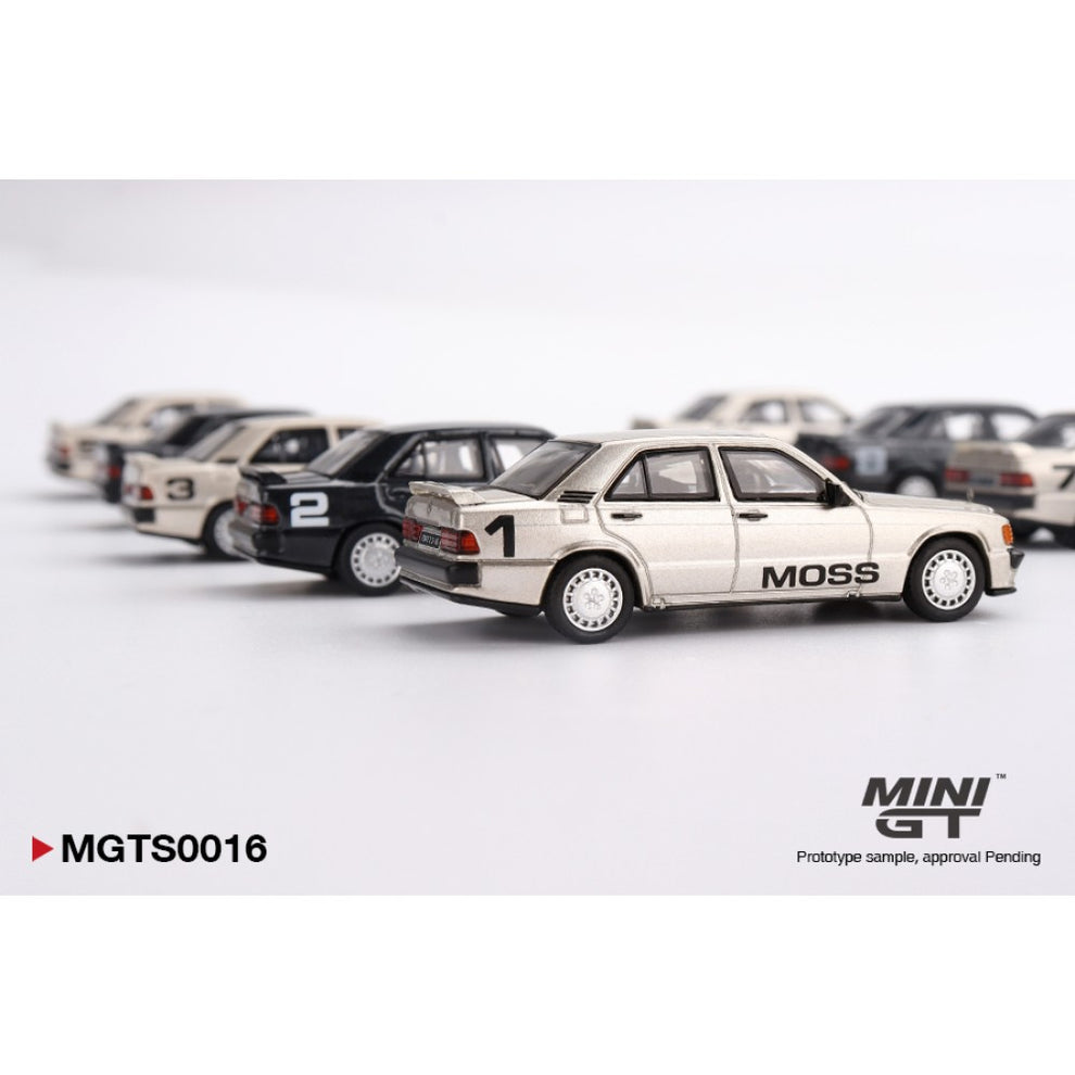 1984 Mercedes-Benz 190E EVO1 Nurburgring Race Of Champions 20 Car Set Limited Edition 5000 MGTS0016 1:64 Mini GT Diecast Model