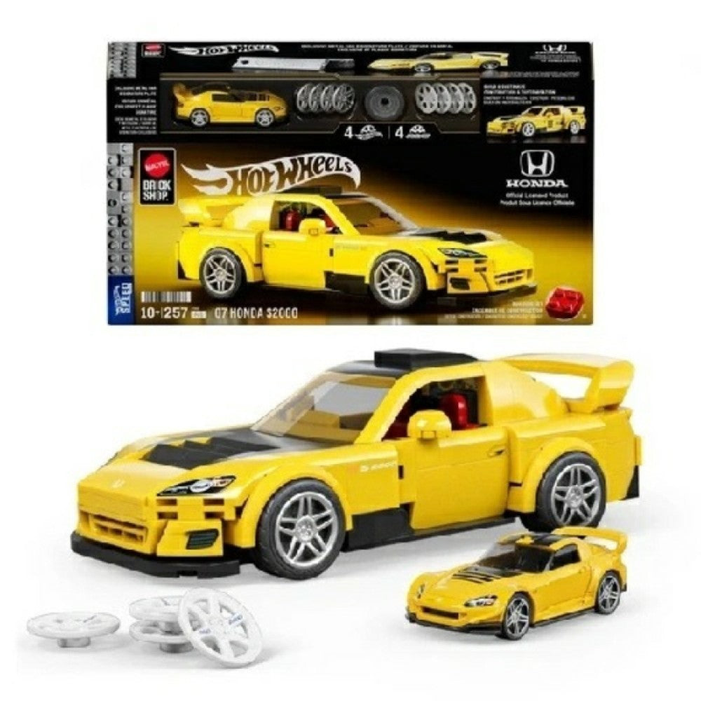 Available to Order – Hot Wheels Speed Honda S2000 (brick Shop) Mattel Toys Model (MHWBSJFR88)