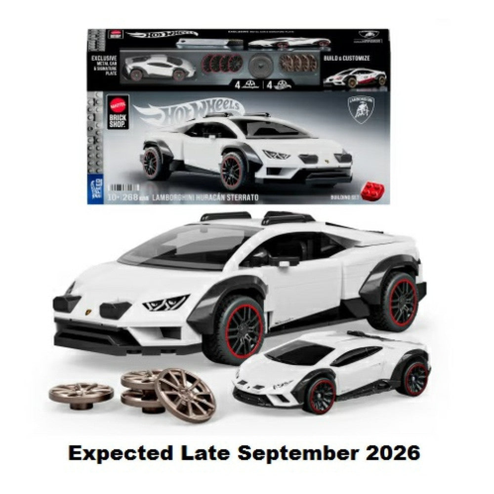 Mhwbjhg75- Hotwheels Speed Lamborghini Huracan Sterrato (brick Shop) Hot Wheels Model