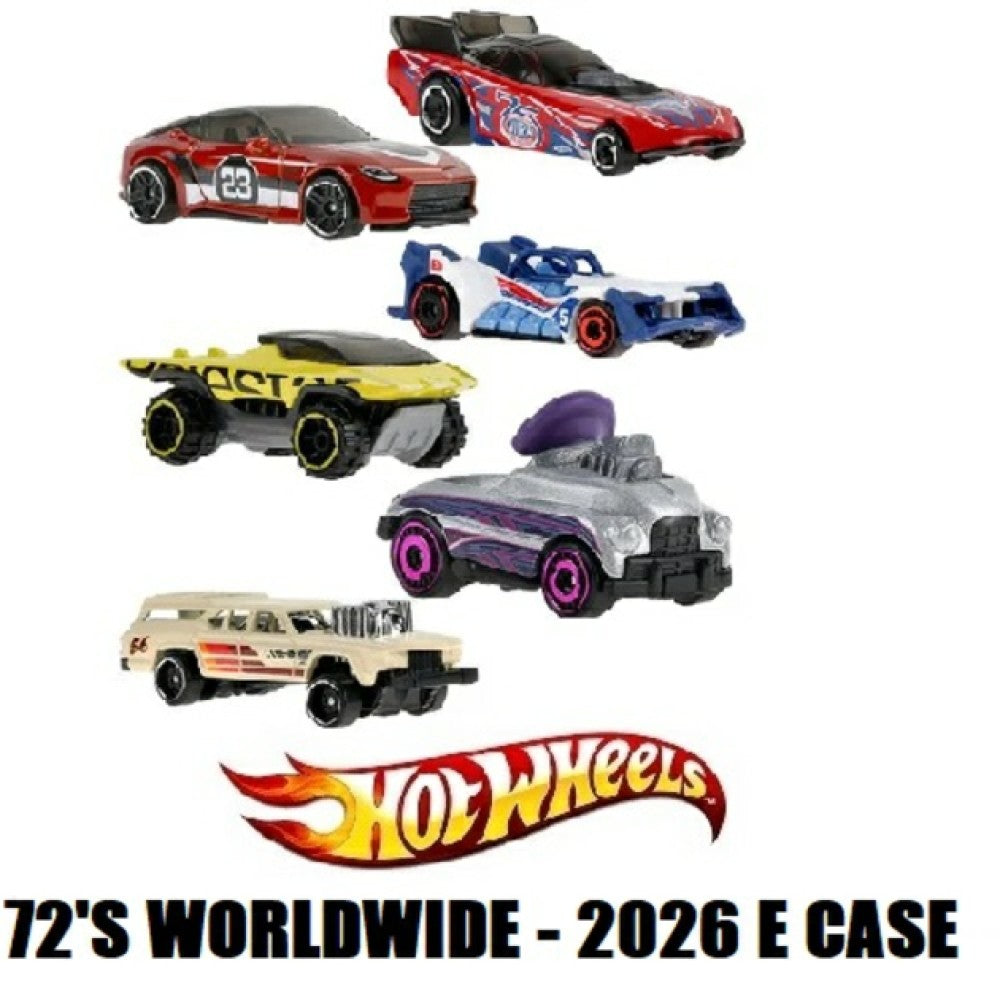 Available to Order – Latest X72 Hot Wheels Basic 2026 Worldwide Assortment of 72 Wave 5 Mattel Toys Model (MHWC4982-99NE)