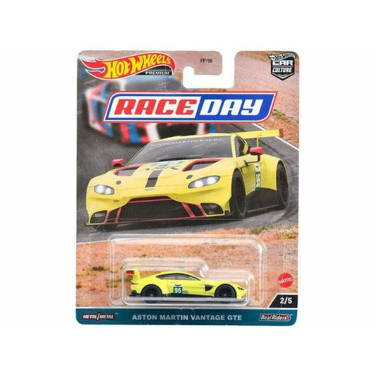 THIS ITEM IS AVAILABLE TO ORDER FROM OUR SUPPLIER - 1:64 MHWFPY86-HKC60 HOTWHEELS RACE DAY ASTON MARTIN VANTAGE GTE 2/5