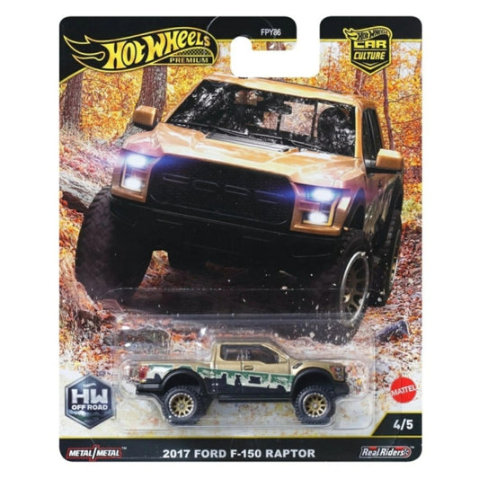 Available to Order – Hot Wheels Hw Off Road 2017 Ford F-150 Raptor 4/5 Mattel Toys Model (MHWFPY86-JBK70)