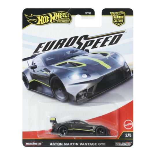 Euro Speed Aston Martin Vantage GTE 2/5 1:64 Hot Wheels Model