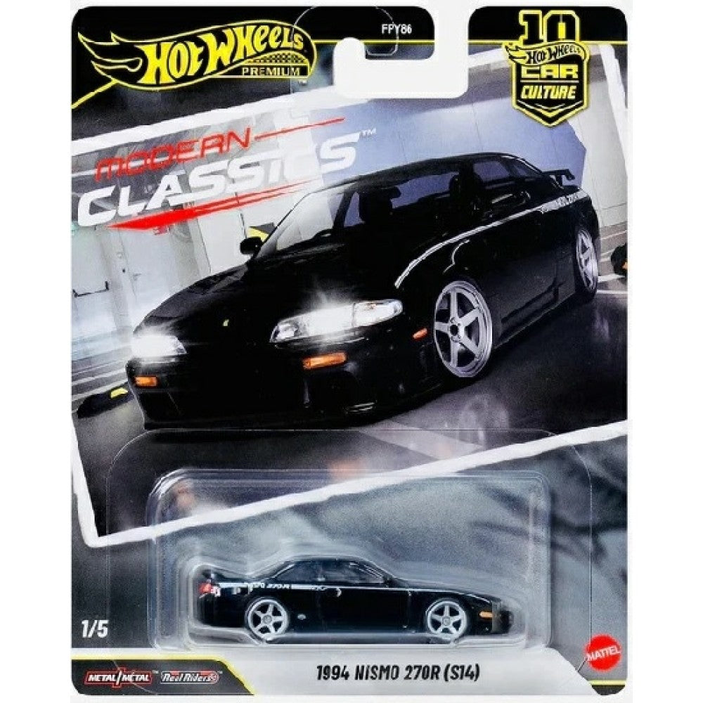Available to Order – Hot Wheels Premium Modern Classics 1994 NISMO 270r (s14) 1:64 Mattel Toys Model (MHWFPY86-JKD99)