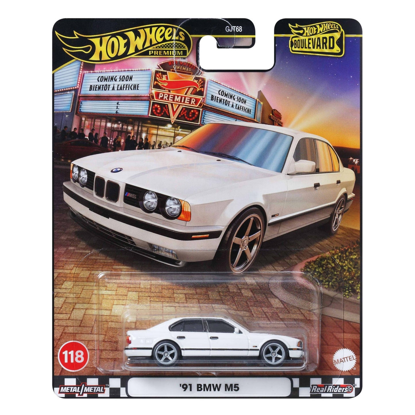 1:64 HOTWHEELS Boulevard No 118 '91 BMW M5 JBL24