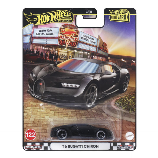 1:64 Hot Wheels Boulevard No 122 '16 Bugatti Chiron JBL30