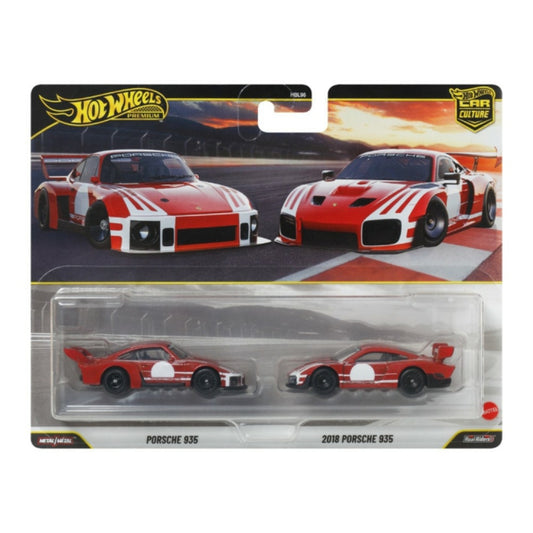 Available To Order – MHWHBL96-JHW51 - Hot Wheels 2 Pack Porsche 935 X 2018 Porsche 935 MATTEL TOYS Model (MHWHBL96-JHW51)