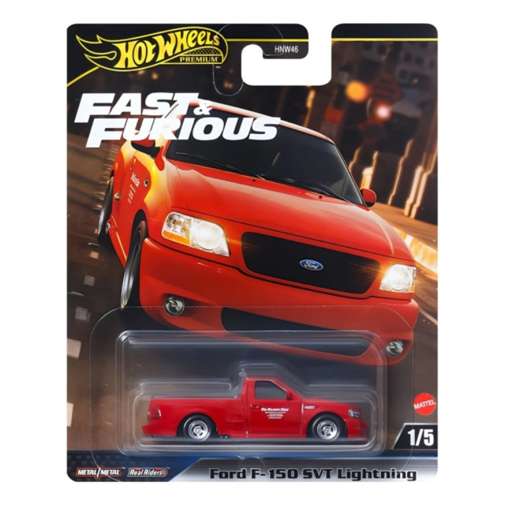 MHWHNW46-HYP75 - Hot Wheels Fast And Furious Ford F-150 Svt Lightning 1:5 Hot Wheels Model