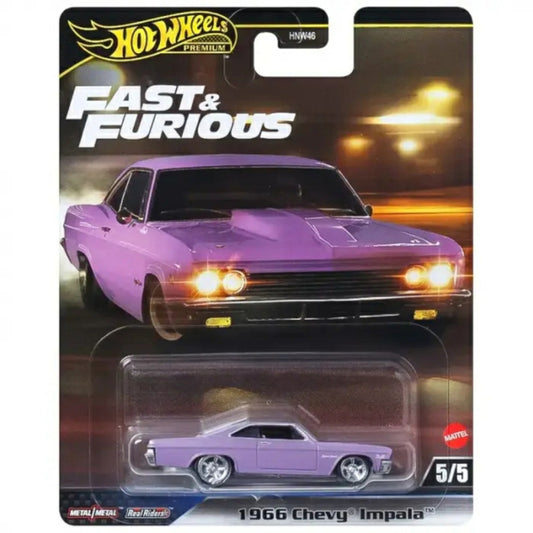 MHWHNW46-JBL95 Hot Wheels Fast And Furious 1966 Chevy Impala 4/5 – diecast model