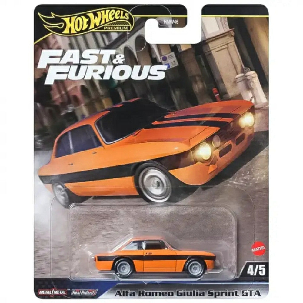 Available to Order – MHWHNW46-JBM04 HOT WHEELS FAST AND FURIOUS ALFA ROMEO GUILIA SPRINT GTA 4/5 (MHWHNW46-JBM04)