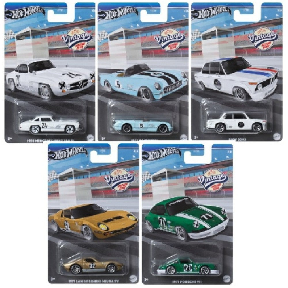 Available to Order – X10 Hot Wheels Vintage Car Club Assortment Model (MHWHRT81-979A)