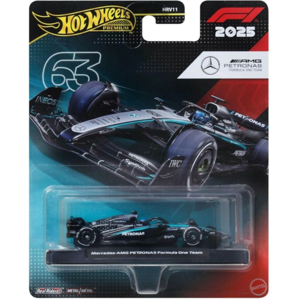 Available to Order – Hot Wheels Premium Formula 1 Mercedes No.63 G.russell Mattel Toys Model (MHWHRV11-JKD80)