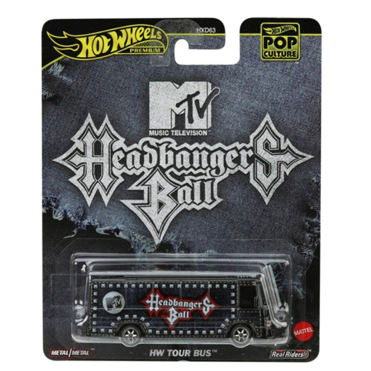 Available to Order – 1:64 Hotwheels Pop Culture MTV Headbangers Ball HW Tour Bus (MHWHXD63-JBL64)