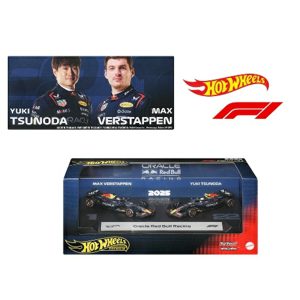 Available To Order – MHWJMM95 - Hotwheels Premium Formula 1 2-pack Red Bull Team Hot Wheels Model (MHWJMM95)