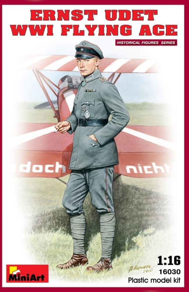 Available To Order – Ernst Udet. WWI Flying Ace 1:16 (MIA 16030)