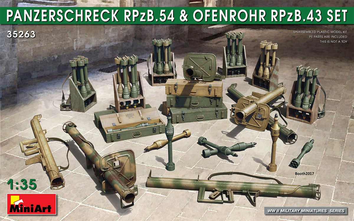 Panzerschreck RPzB.54 & Ofenrohr RPzB.43 S 1:35 Miniart Model