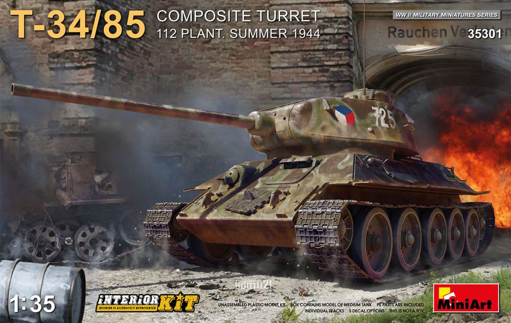 T-34-85 Composite Turret.112 Plant 1:35 – diecast model