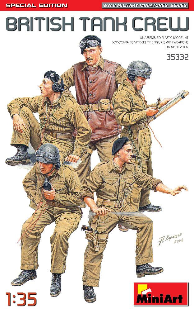 British Tank Crew - Special Edition 1:35 Miniart Model
