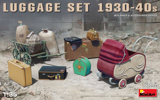 Luggage Set 1930-40s 1:35 Miniart Model
