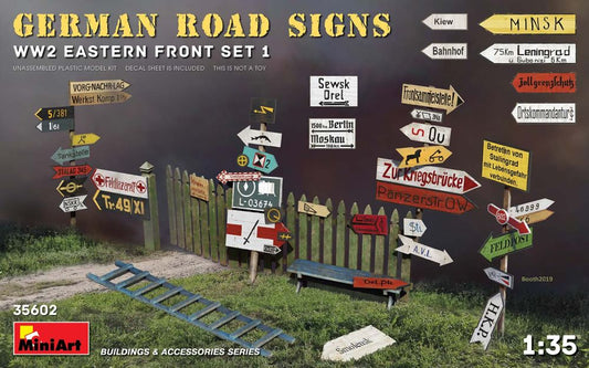 German Road Signs WWII (Eastern Front 1) 1:35 Miniart Model