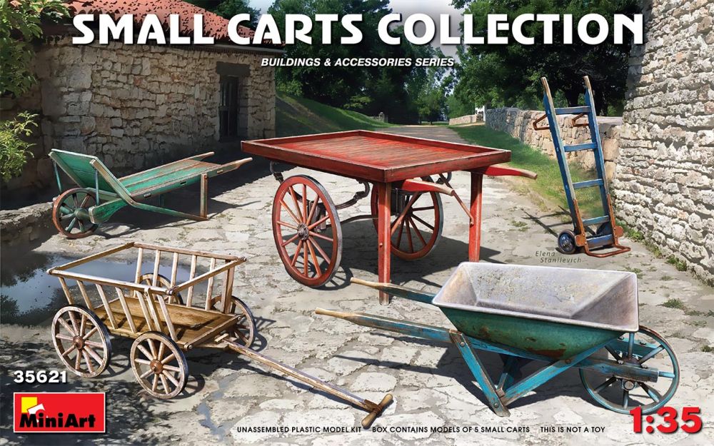 Small Carts Collection 1:35 Miniart Model