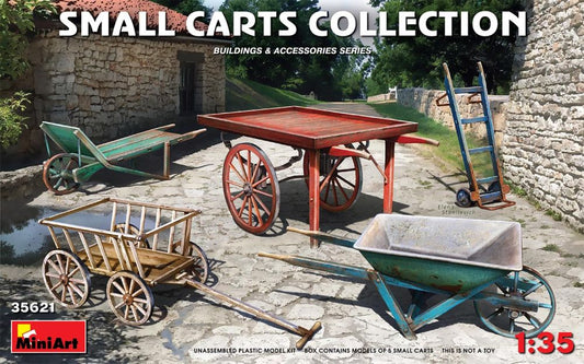 Small Carts Collection 1:35 Miniart Model