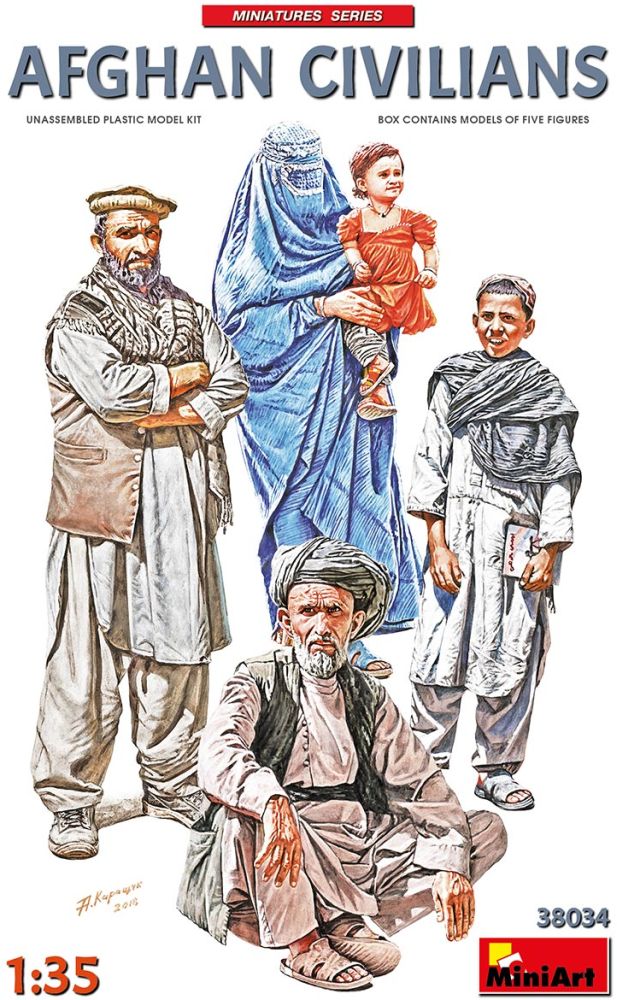 Afghan Civilians 1:35 Miniart Model